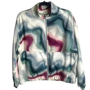 Calia Carrie Underwood Size M Jacket Women's Small Full Zip Airbrush Multicolor